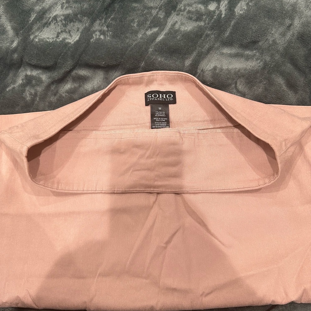 SOHO Pink Button-Up Shirt